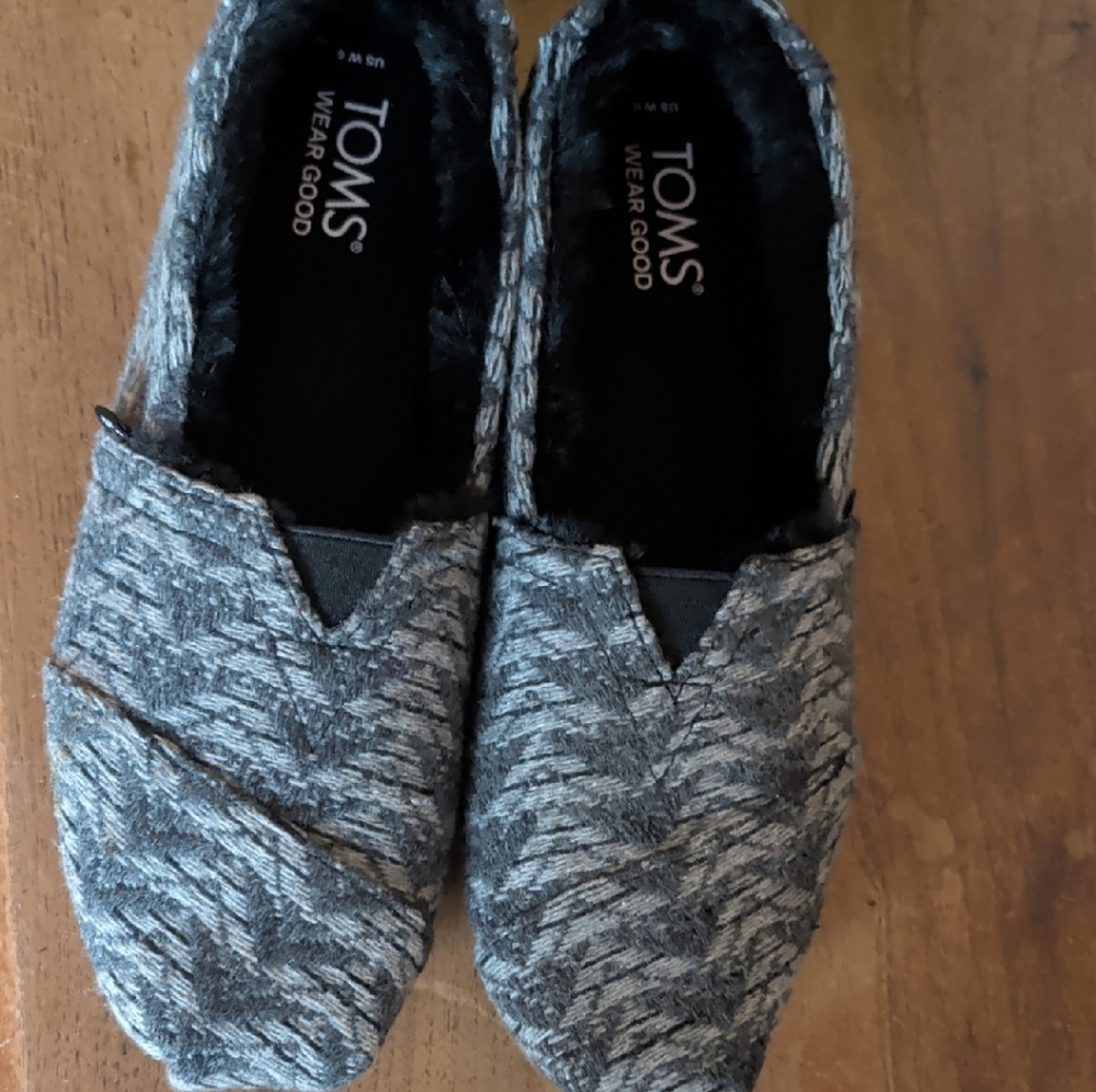 Toms Gray Flats